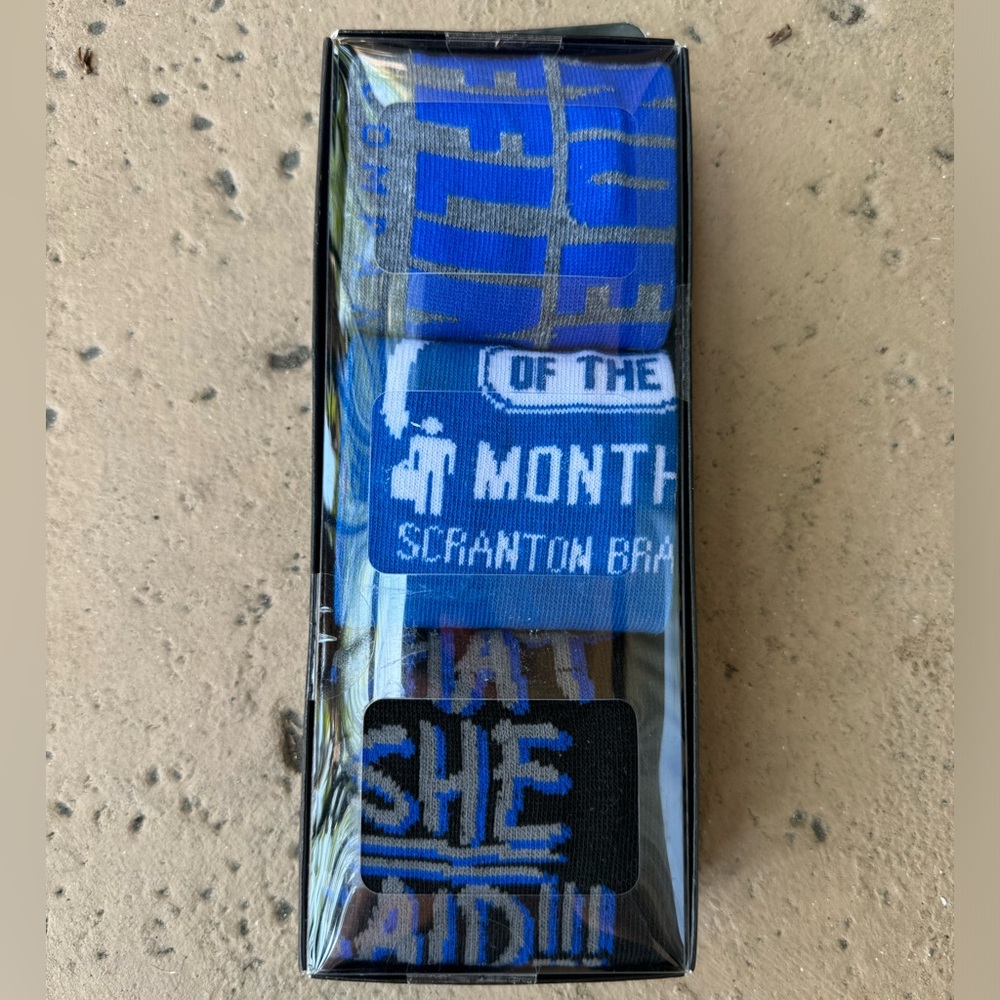 The Office 3-pair Crew Socks New